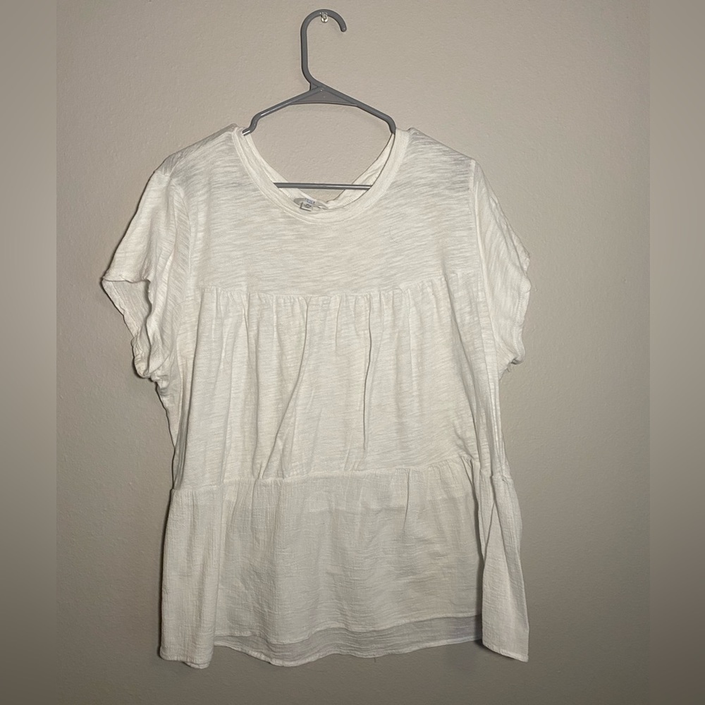 Time and true white shirt